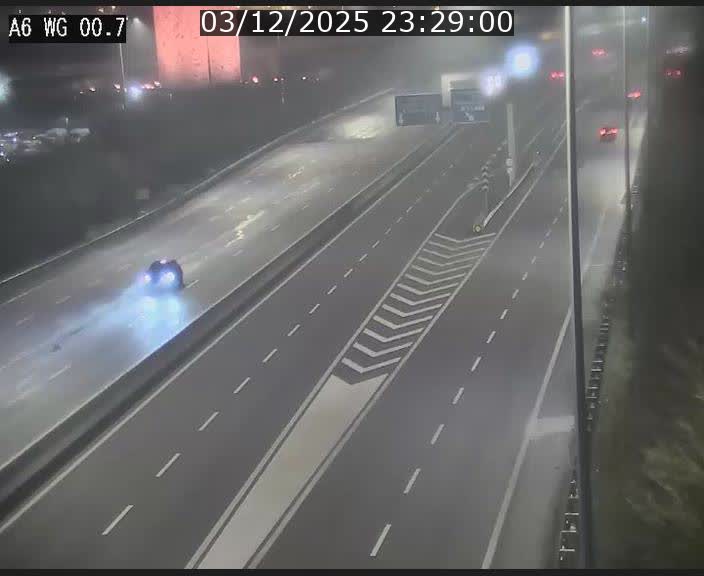 <h2>Traffic live webcam Luxembourg Croix de Cessange - A6 - BK 0.7 - direction A3 France</h2>