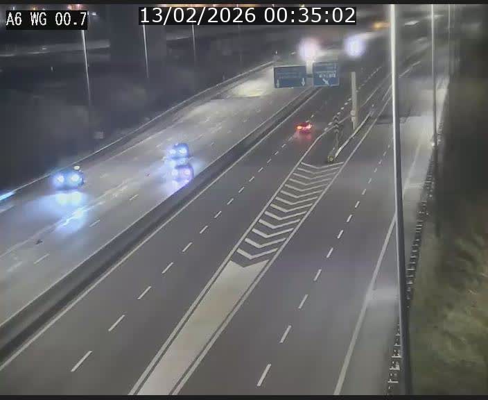 <h2>Traffic live webcam Luxembourg Croix de Cessange - A6 - BK 0.7 - direction A3 France</h2>