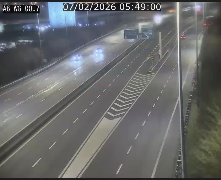 <h2>Traffic live webcam Luxembourg Croix de Cessange - A6 - BK 0.7 - direction A3 France</h2>