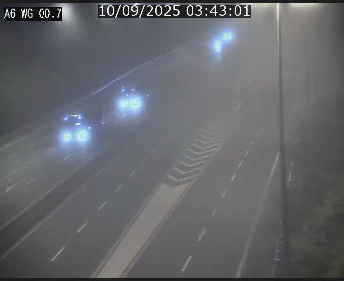 <h2>Traffic live webcam Luxembourg Croix de Cessange - A6 - BK 0.7 - direction A3 France</h2>