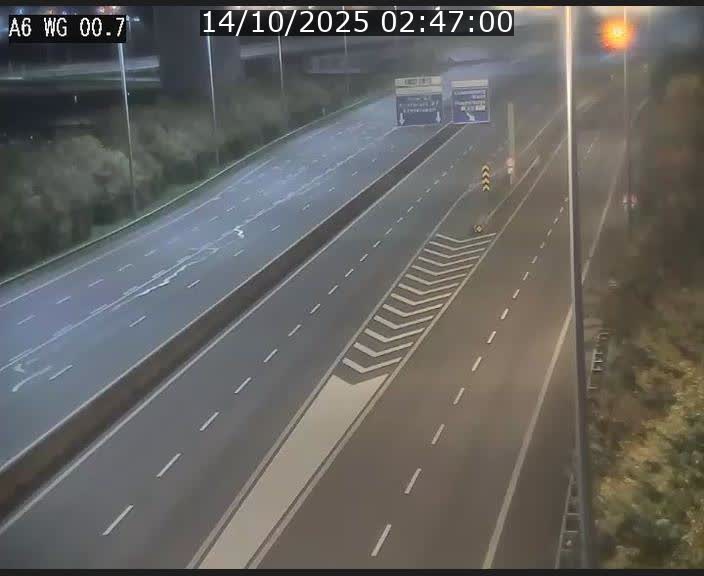 <h2>Traffic live webcam Luxembourg Croix de Cessange - A6 - BK 0.7 - direction A3 France</h2>