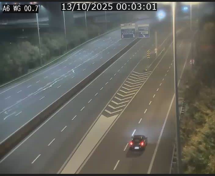 <h2>Traffic live webcam Luxembourg Croix de Cessange - A6 - BK 0.7 - direction A3 France</h2>