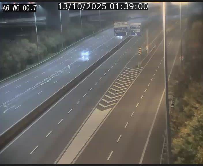 <h2>Traffic live webcam Luxembourg Croix de Cessange - A6 - BK 0.7 - direction A3 France</h2>