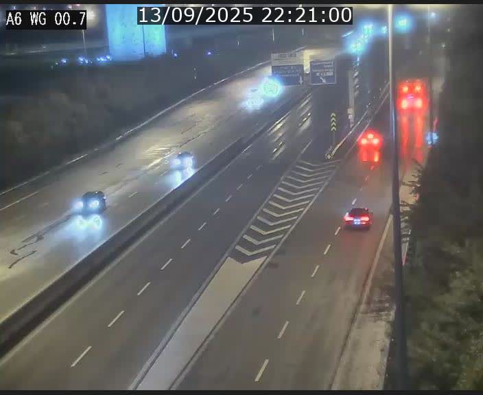 <h2>Traffic live webcam Luxembourg Croix de Cessange - A6 - BK 0.7 - direction A3 France</h2>