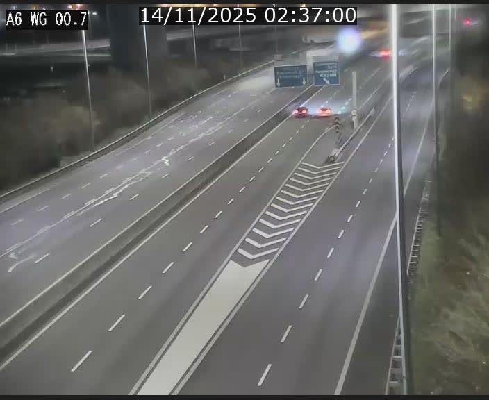 <h2>Traffic live webcam Luxembourg Croix de Cessange - A6 - BK 0.7 - direction A3 France</h2>