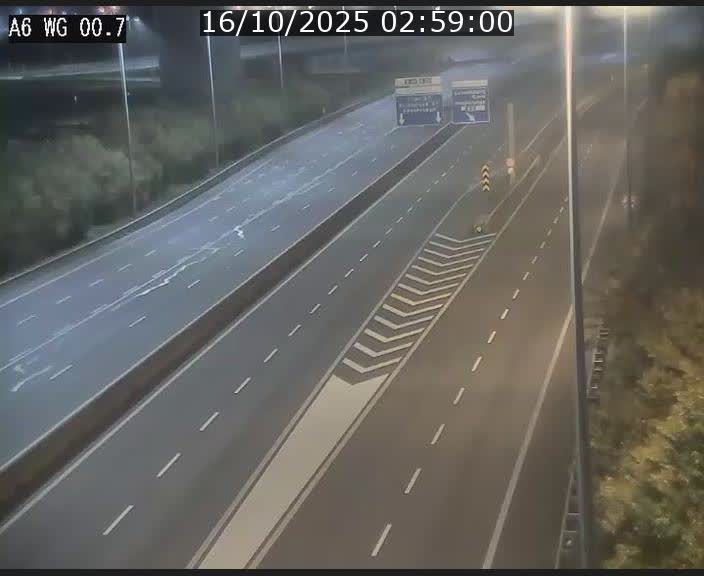 <h2>Traffic live webcam Luxembourg Croix de Cessange - A6 - BK 0.7 - direction A3 France</h2>