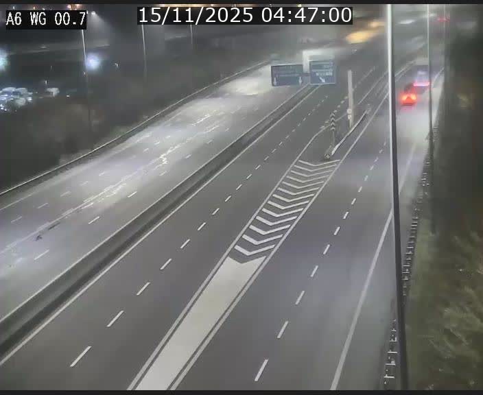 <h2>Traffic live webcam Luxembourg Croix de Cessange - A6 - BK 0.7 - direction A3 France</h2>