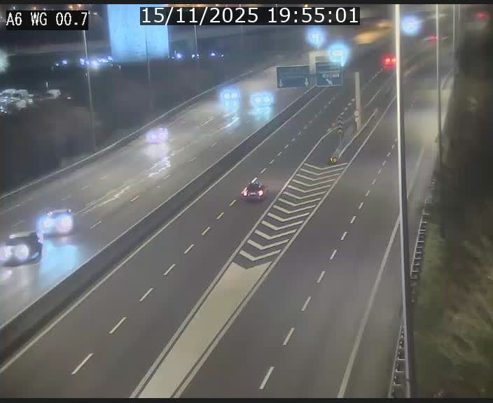 <h2>Traffic live webcam Luxembourg Croix de Cessange - A6 - BK 0.7 - direction A3 France</h2>