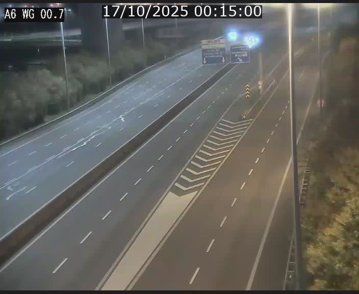 <h2>Traffic live webcam Luxembourg Croix de Cessange - A6 - BK 0.7 - direction A3 France</h2>