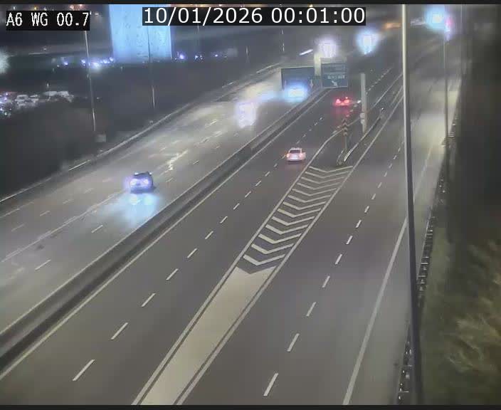 <h2>Traffic live webcam Luxembourg Croix de Cessange - A6 - BK 0.7 - direction A3 France</h2>