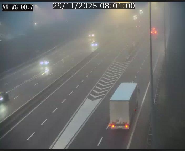 <h2>Traffic live webcam Luxembourg Croix de Cessange - A6 - BK 0.7 - direction A3 France</h2>