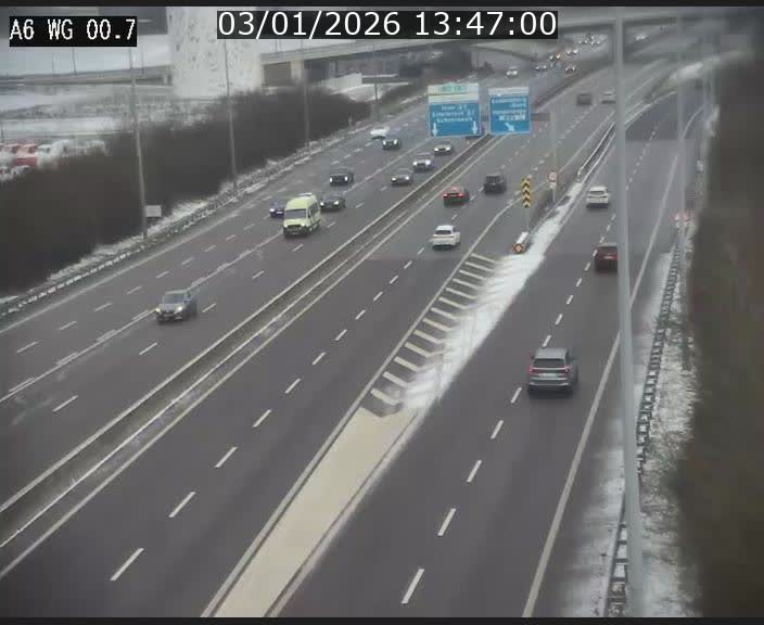 <h2>Traffic live webcam Luxembourg Croix de Cessange - A6 - BK 0.7 - direction A3 France</h2>