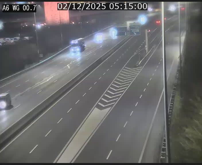 <h2>Traffic live webcam Luxembourg Croix de Cessange - A6 - BK 0.7 - direction A3 France</h2>