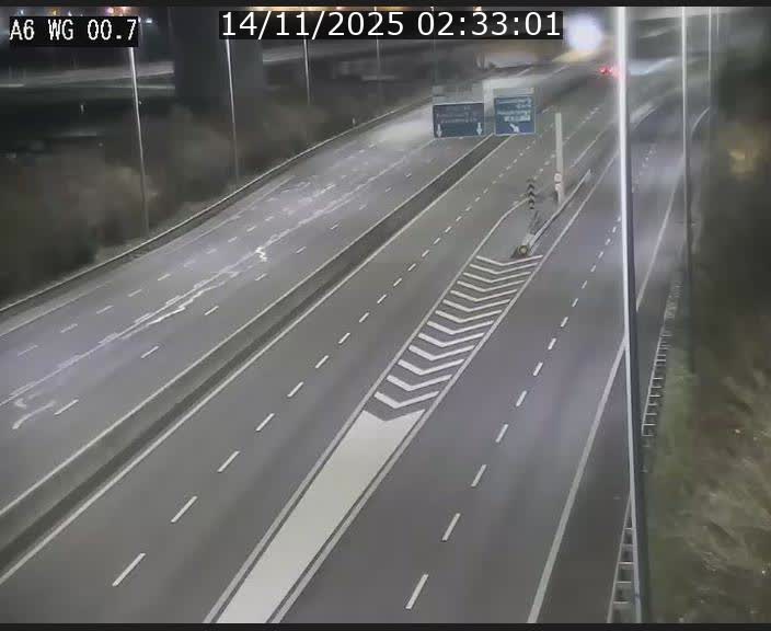 <h2>Traffic live webcam Luxembourg Croix de Cessange - A6 - BK 0.7 - direction A3 France</h2>