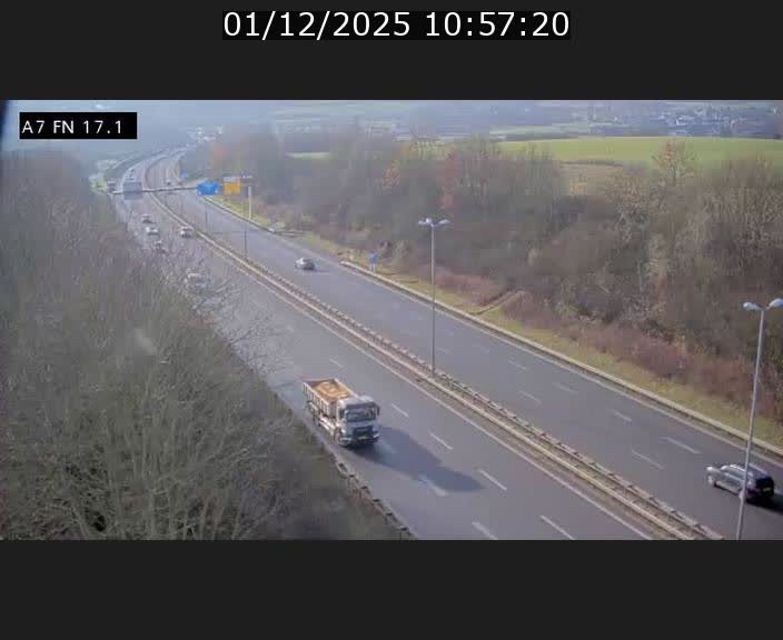 <h2>Caméra trafic Luxembourg - A7, Merscherbierg direction Mersch</h2>
