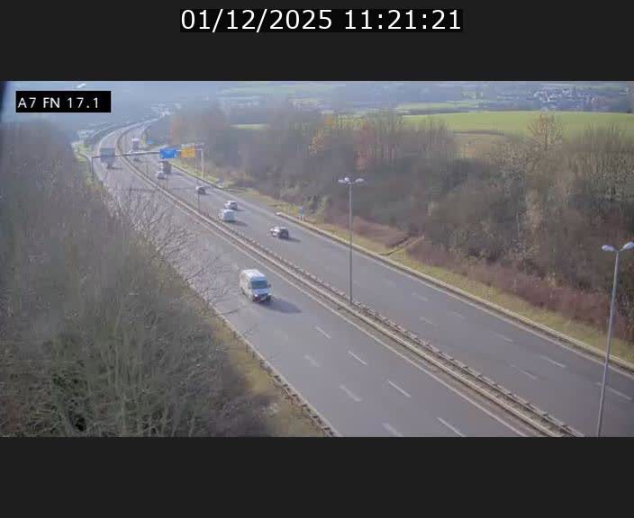<h2>Caméra trafic Luxembourg - A7, Merscherbierg direction Mersch</h2>