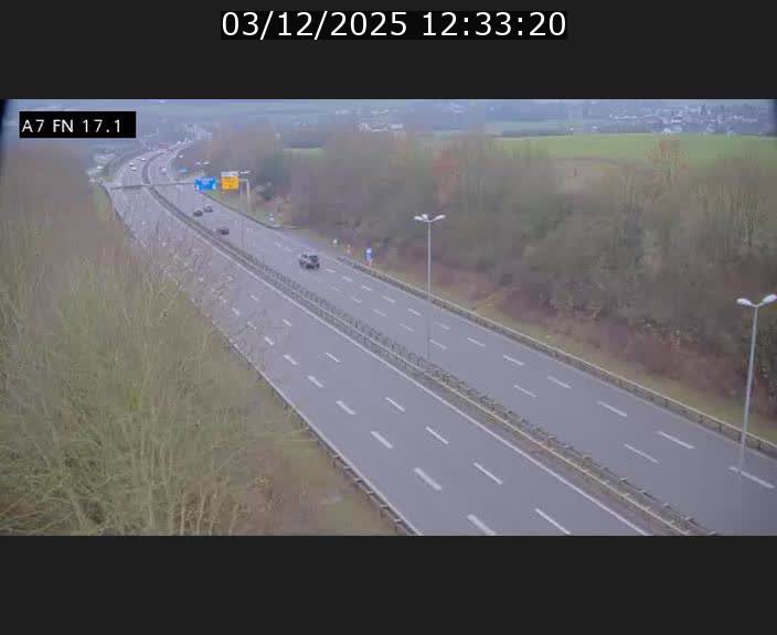 <h2>Caméra trafic Luxembourg - A7, Merscherbierg direction Mersch</h2>