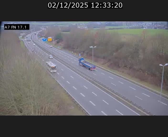 <h2>Caméra trafic Luxembourg - A7, Merscherbierg direction Mersch</h2>