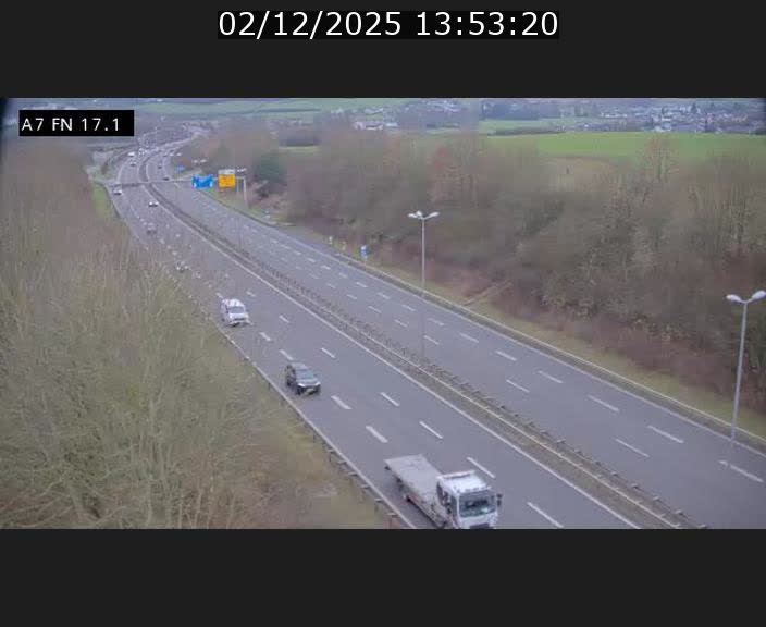 <h2>Caméra trafic Luxembourg - A7, Merscherbierg direction Mersch</h2>