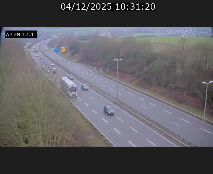 <h2>Caméra trafic Luxembourg - A7, Merscherbierg direction Mersch</h2>