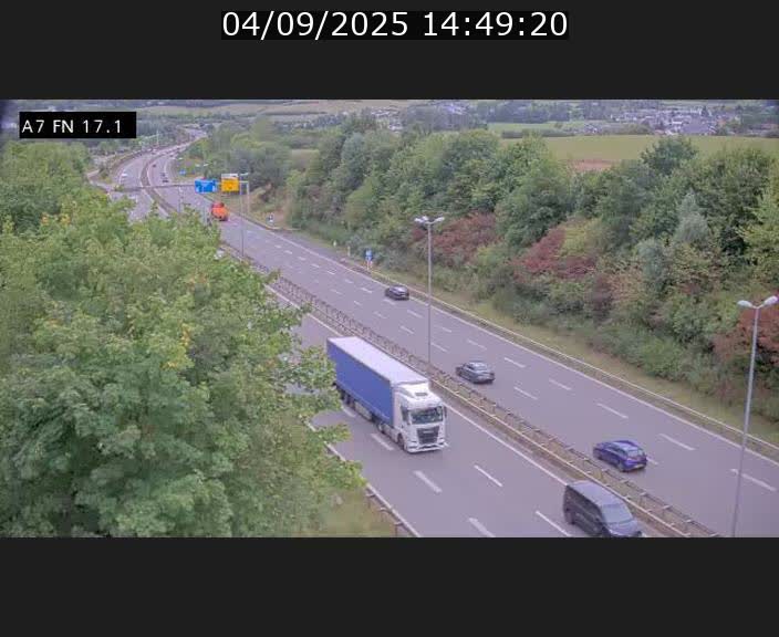 <h2>Caméra trafic Luxembourg - A7, Merscherbierg direction Mersch</h2>