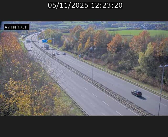<h2>Caméra trafic Luxembourg - A7, Merscherbierg direction Mersch</h2>