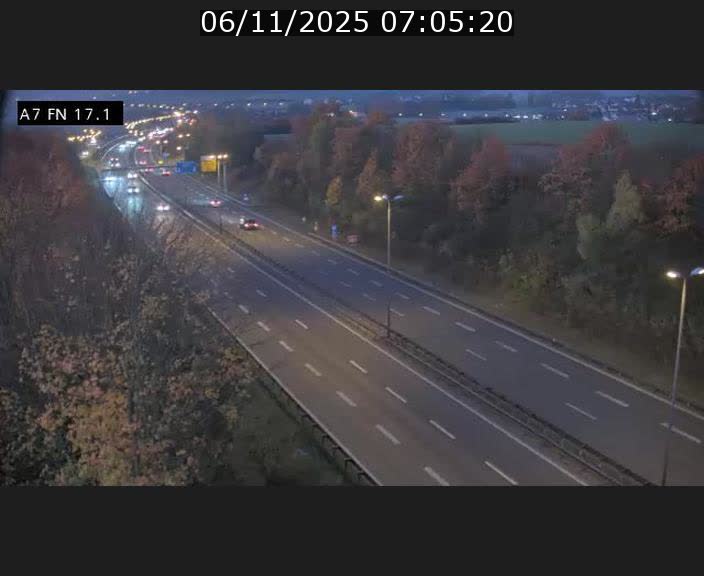 Caméra trafic Luxembourg - A7, Merscherbierg direction Mersch
