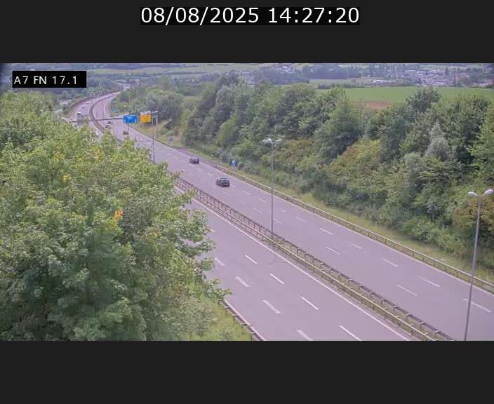 <h2>Caméra trafic Luxembourg - A7, Merscherbierg direction Mersch</h2>