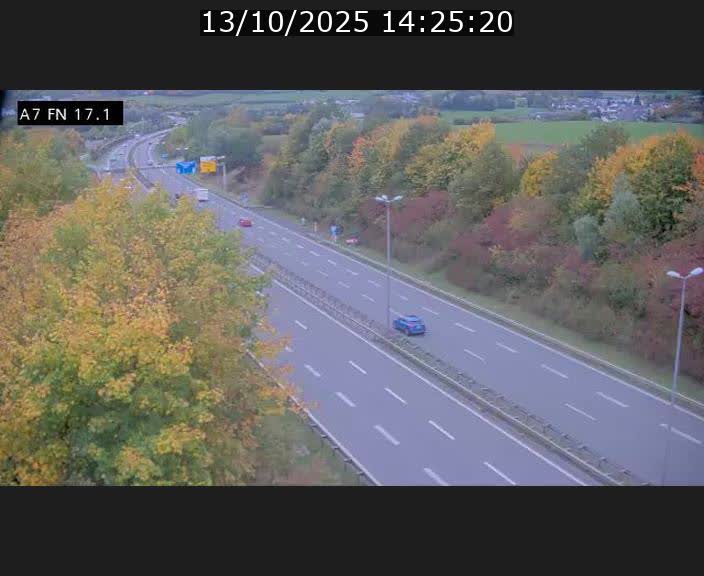 <h2>Caméra trafic Luxembourg - A7, Merscherbierg direction Mersch</h2>