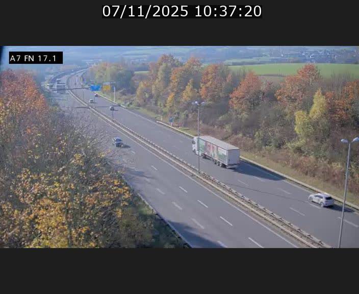 <h2>Caméra trafic Luxembourg - A7, Merscherbierg direction Mersch</h2>