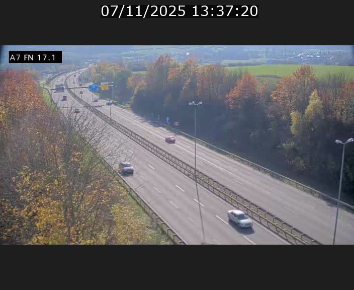 <h2>Caméra trafic Luxembourg - A7, Merscherbierg direction Mersch</h2>