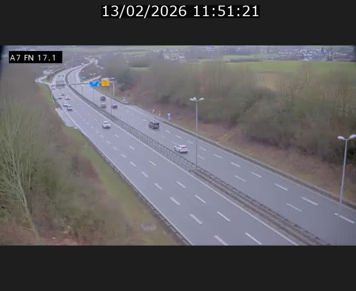 <h2>Caméra trafic Luxembourg - A7, Merscherbierg direction Mersch</h2>