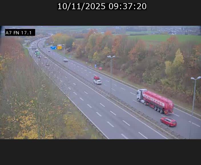 <h2>Caméra trafic Luxembourg - A7, Merscherbierg direction Mersch</h2>