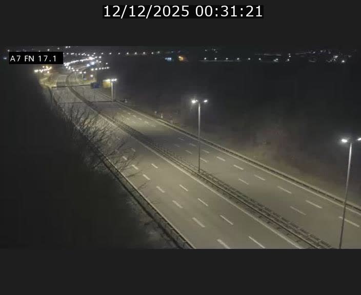Caméra trafic Luxembourg - A7, Merscherbierg direction Mersch