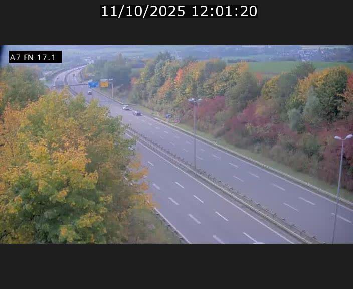 <h2>Caméra trafic Luxembourg - A7, Merscherbierg direction Mersch</h2>