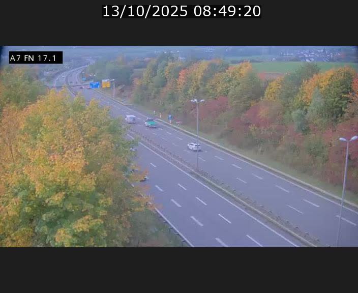 <h2>Caméra trafic Luxembourg - A7, Merscherbierg direction Mersch</h2>