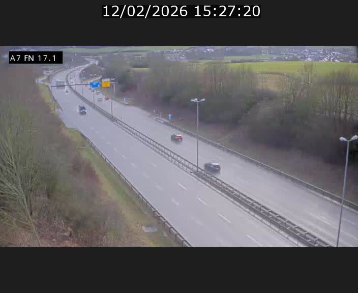 <h2>Caméra trafic Luxembourg - A7, Merscherbierg direction Mersch</h2>