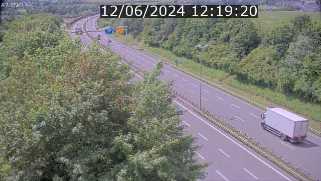 Caméra trafic Luxembourg - A7, Merscherbierg direction Mersch