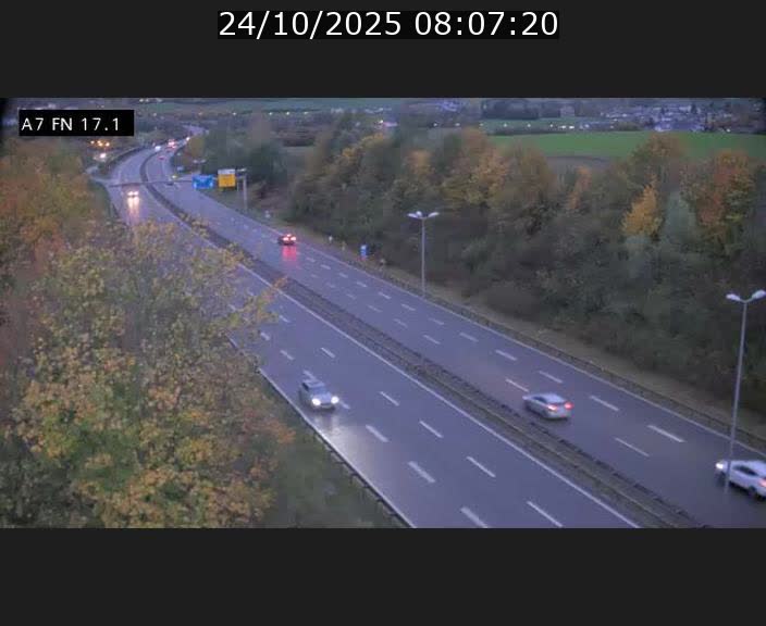 <h2>Caméra trafic Luxembourg - A7, Merscherbierg direction Mersch</h2>