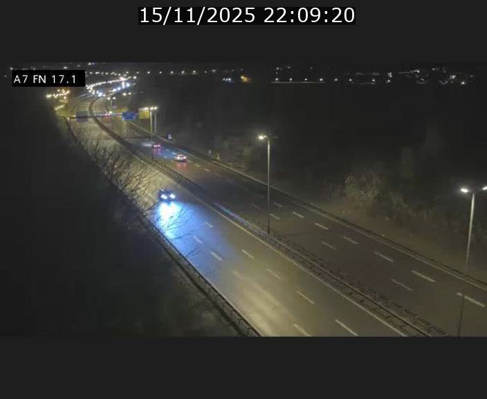 Caméra trafic Luxembourg - A7, Merscherbierg direction Mersch