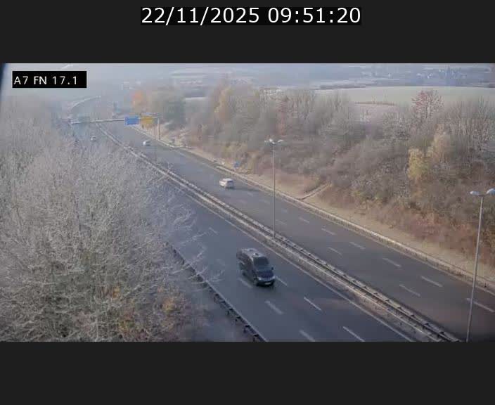 Caméra trafic Luxembourg - A7, Merscherbierg direction Mersch