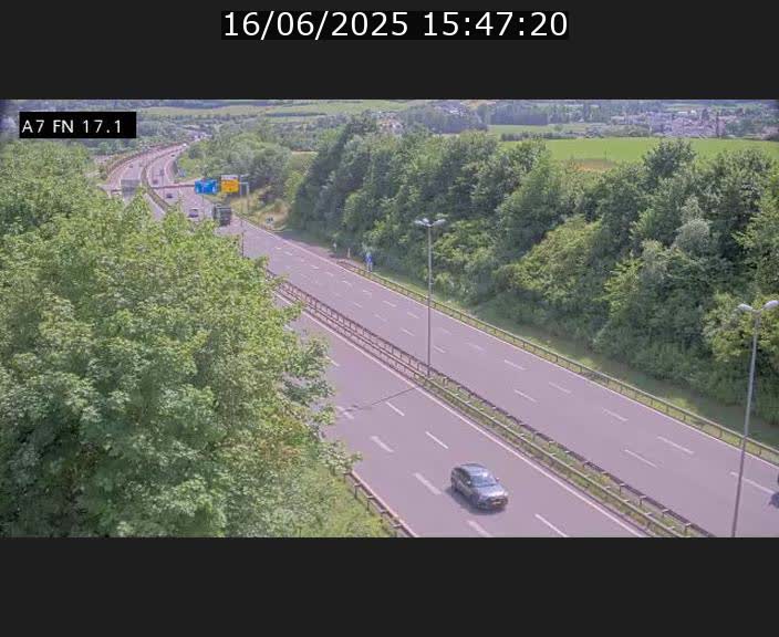 Caméra trafic Luxembourg - A7, Merscherbierg direction Mersch