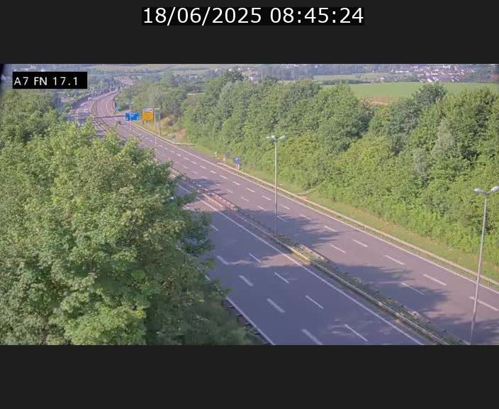<h2>Caméra trafic Luxembourg - A7, Merscherbierg direction Mersch</h2>
