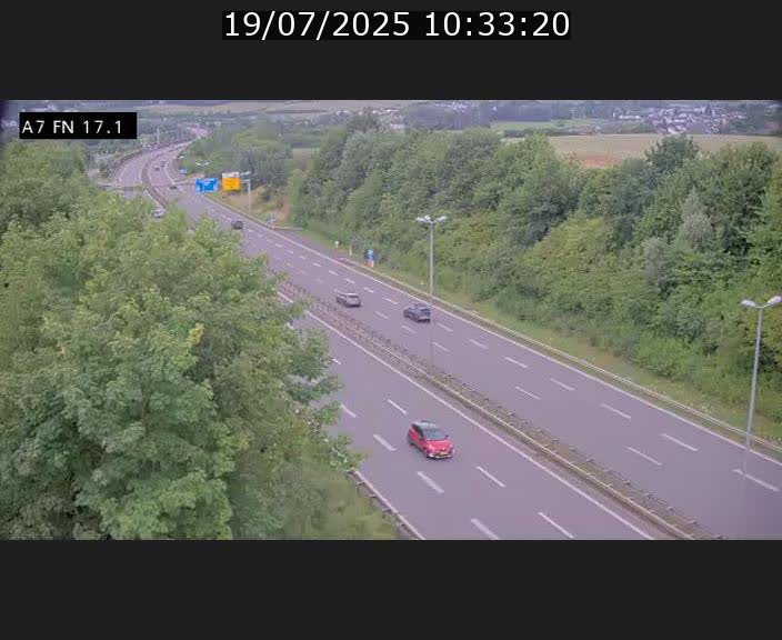 <h2>Caméra trafic Luxembourg - A7, Merscherbierg direction Mersch</h2>