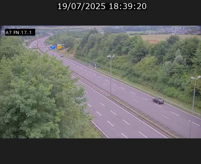 <h2>Caméra trafic Luxembourg - A7, Merscherbierg direction Mersch</h2>