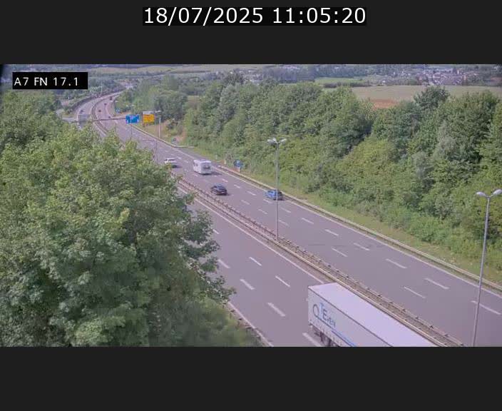 <h2>Caméra trafic Luxembourg - A7, Merscherbierg direction Mersch</h2>