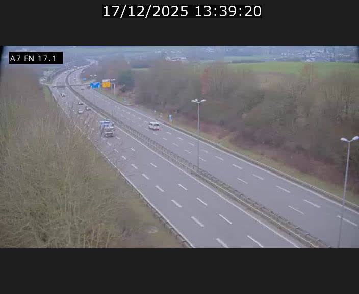 <h2>Caméra trafic Luxembourg - A7, Merscherbierg direction Mersch</h2>