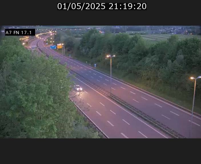 Caméra trafic Luxembourg - A7, Merscherbierg direction Mersch