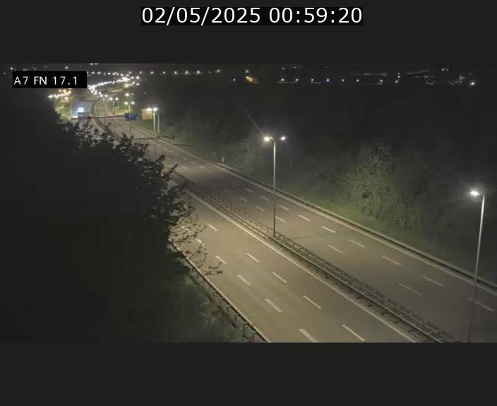 Caméra trafic Luxembourg - A7, Merscherbierg direction Mersch