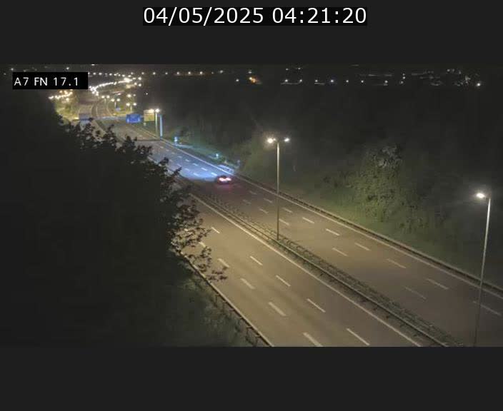 Caméra trafic Luxembourg - A7, Merscherbierg direction Mersch